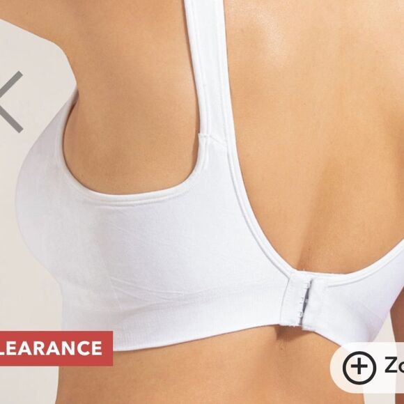 Truekind Supportive Comfort wireless bra white NWT in pkg - Picture 2 of 5